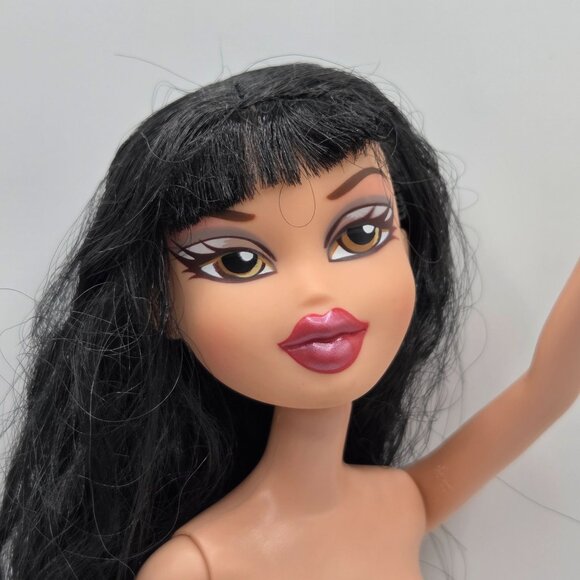 Bratz 2001 Jade Doll Head On Barbie Body Franken Doll Nude Collectible - Picture 2 of 7